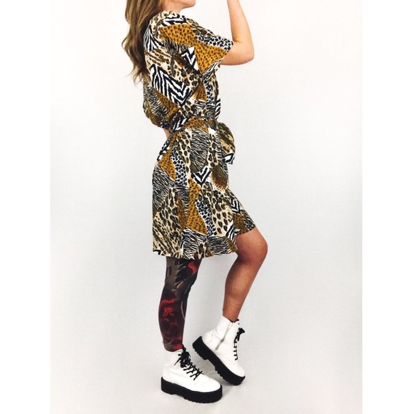 Vintage 💫 Mixed Animal Print Romper - Picture 10 of 14